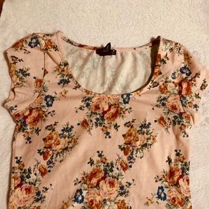 Forever 21 floral crop top